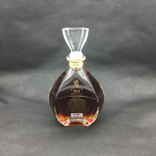 Extra Flint personalizado 700ml 750ml botella de vidrio para Ron Tequila Vodka whisky Brandy