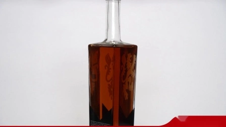 Fábrica de botellas de vidrio de China, venta al por mayor, diseño personalizado, 500ml, 750ml, transparente, vacío, Gin, whisky, licor, Brandy, Vodka, botella de copa de vino